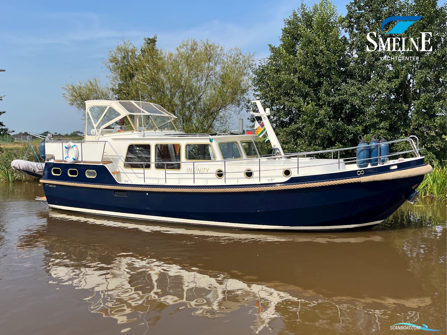 Smelne Vlet 1200 Motorboot 1998, mit Iveco 8061 M14 motor, Niederlande