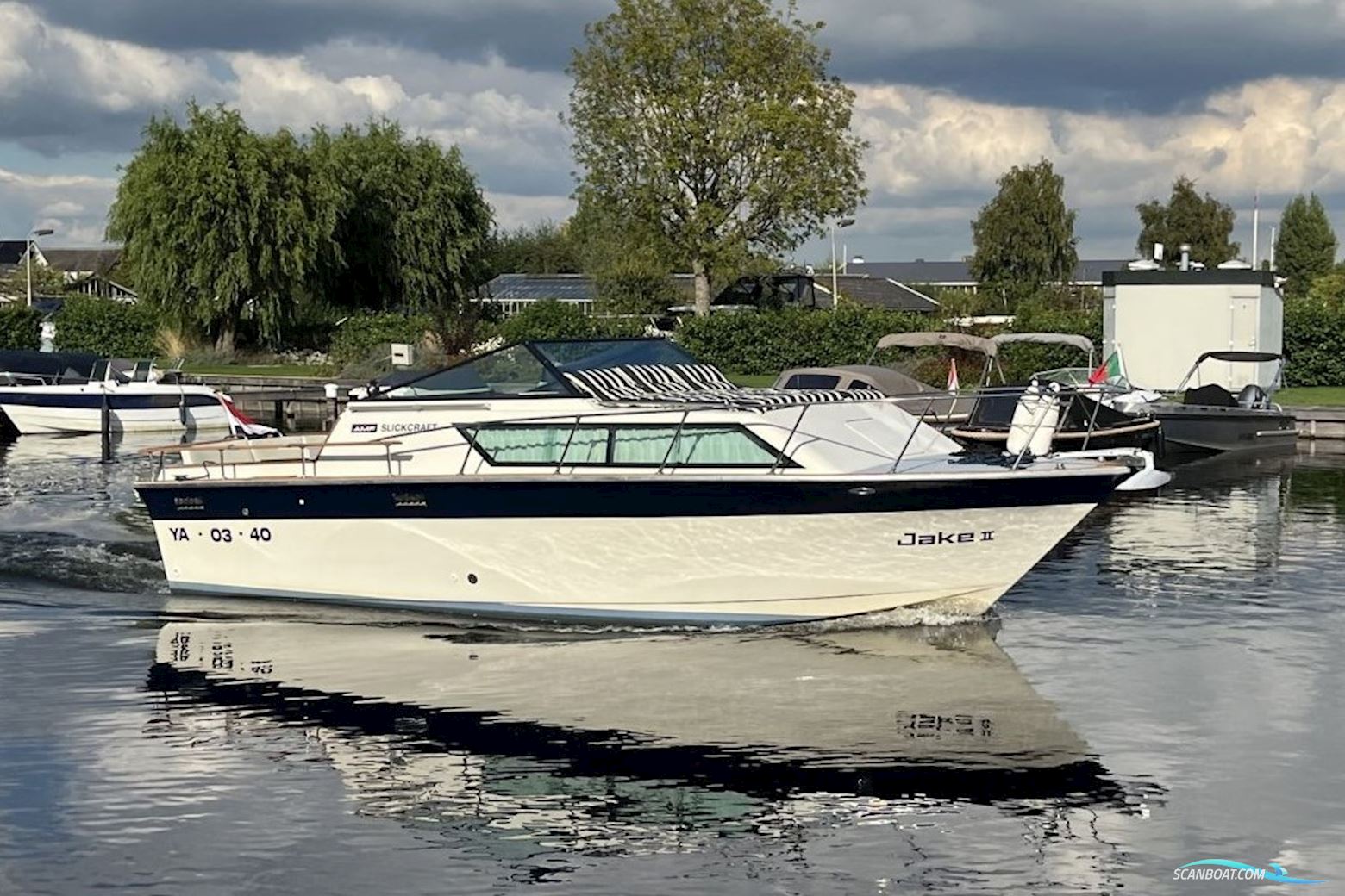 Sport Slickcraft USA Chantier AMF Speedcruiser Motorboot 1984, mit Mercruiser motor, Niederlande