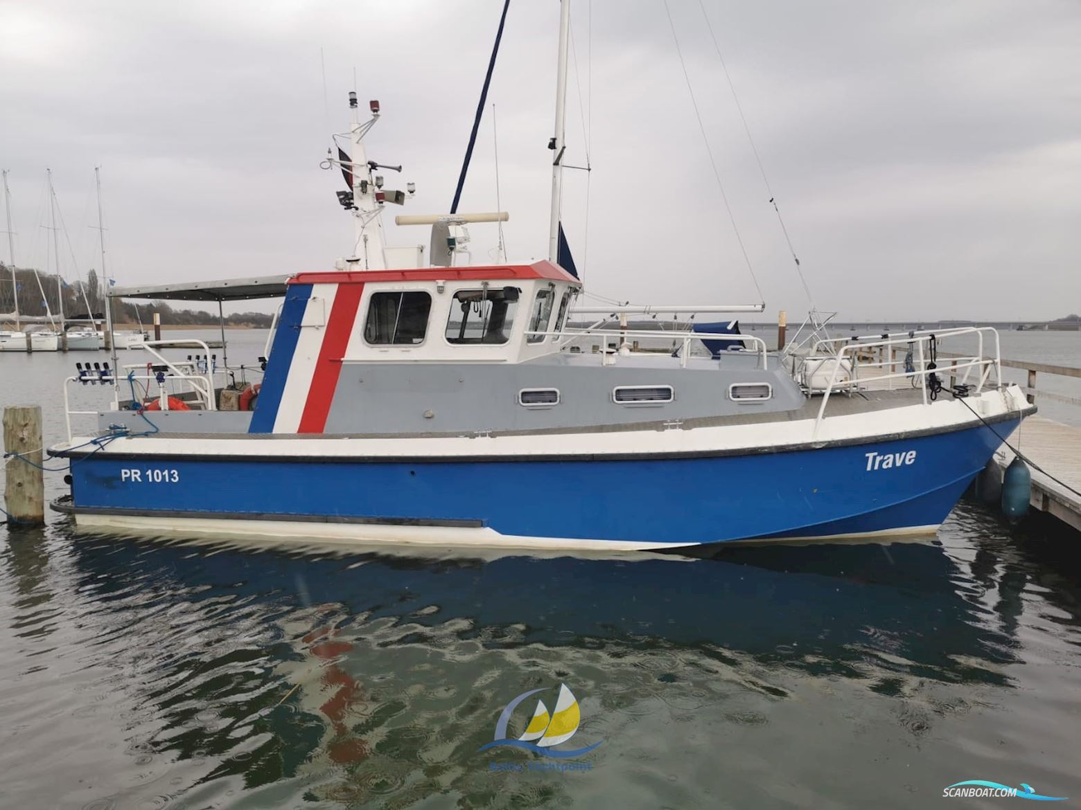 Staack- Werft Lübeck ex Polizeiboot Trave Motorboot 1991, mit MTU TE91 motor, Deutschland