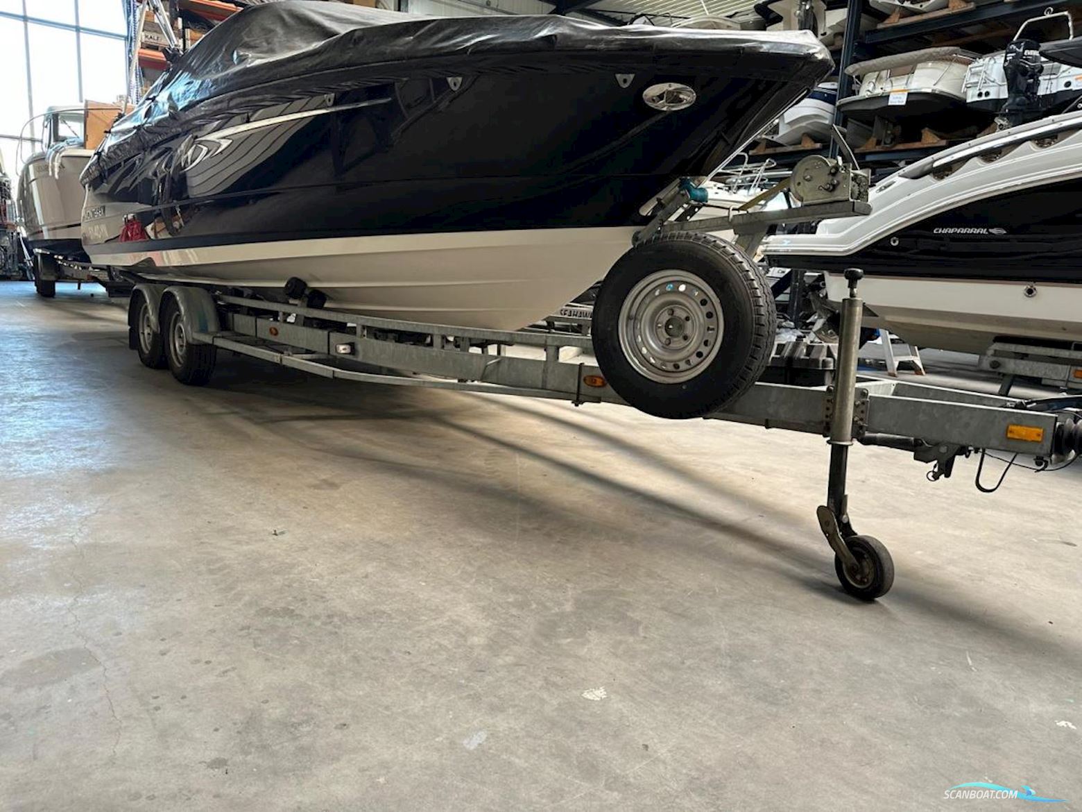 Sterk Kalf Trailer 2700 kG Tandem as Motorboot 2010, Niederlande