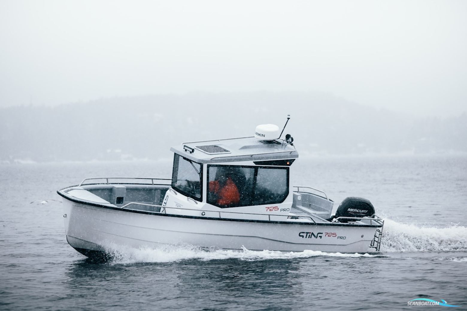 Sting Pro 725 Cabin XL Motorboot 2024, mit Mercury F100 hk motor, Sweden