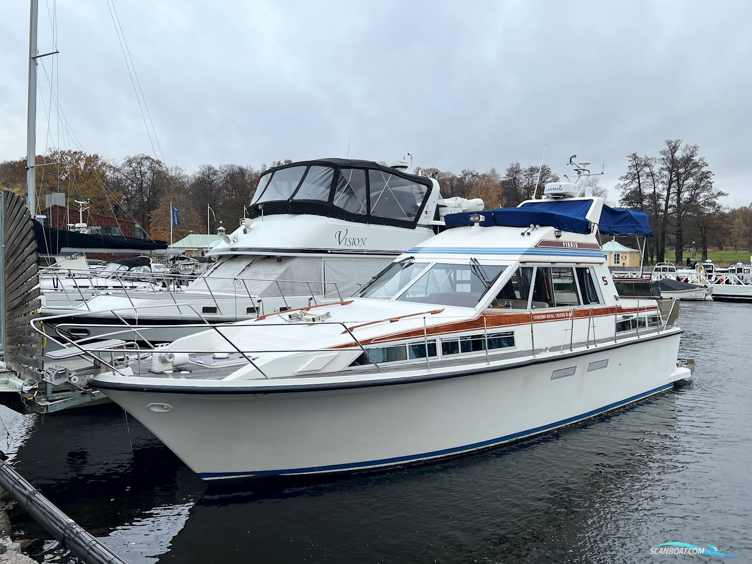 Storebro Royal Cruiser 40 Baltic Motorboot 1989, mit 2 x Volvo Penta Tamd 70 D motor, Sweden