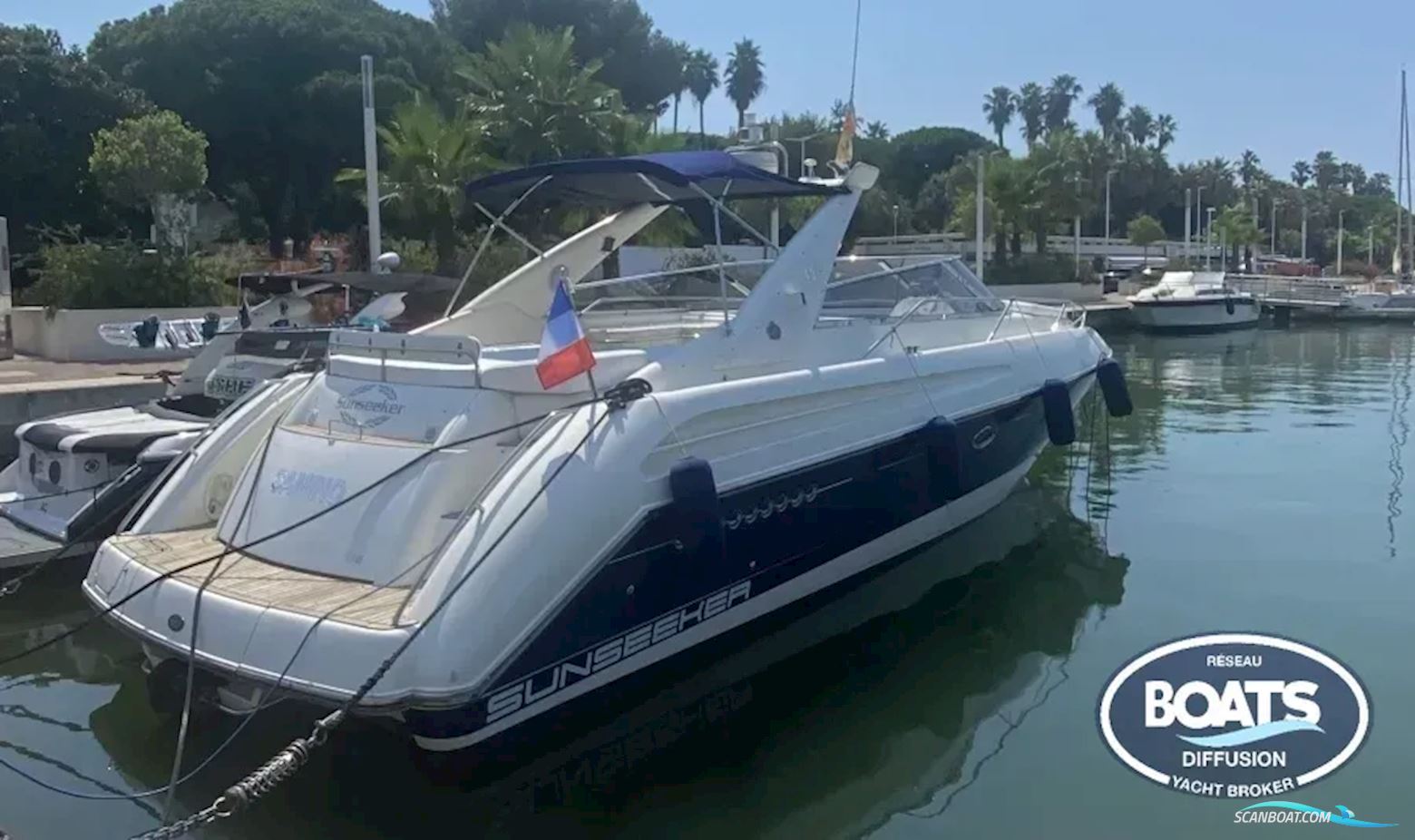 Sunseeker Comanche Motorboot 1996, mit Volvo motor, Frankreich