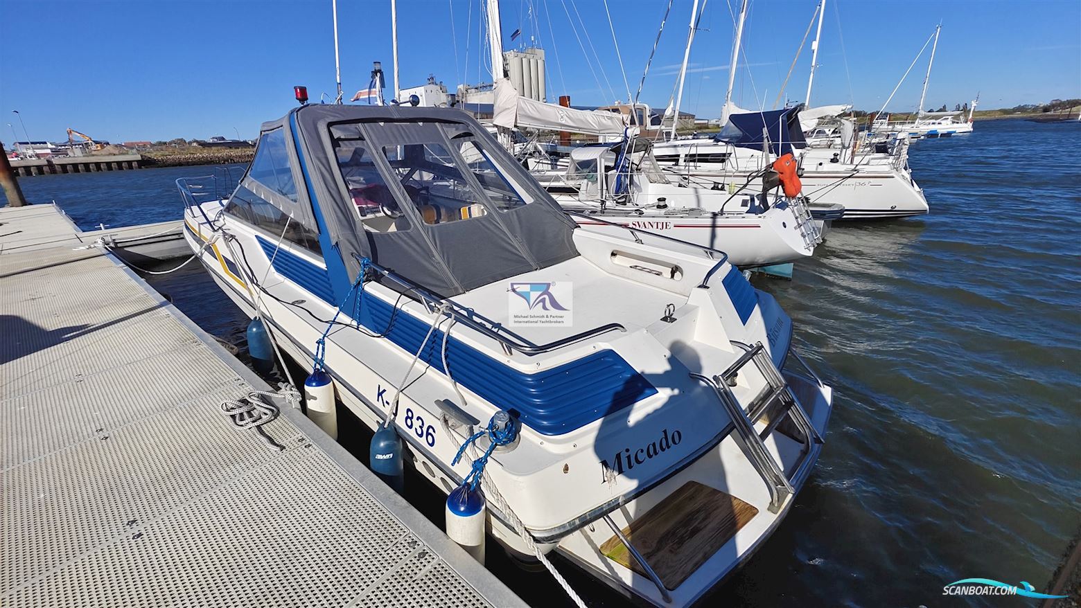 Sunseeker Portofino 34 Motorboot 1987, mit Volvo Penta Aqad41 motor, Deutschland