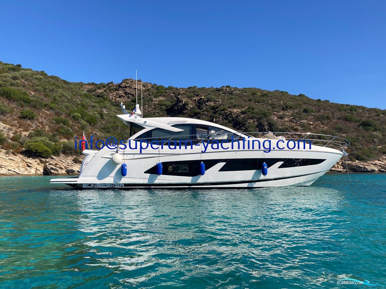 Sunseeker Predator 50 Motorboot 2019, mit Volvo Penta  motor, Frankreich