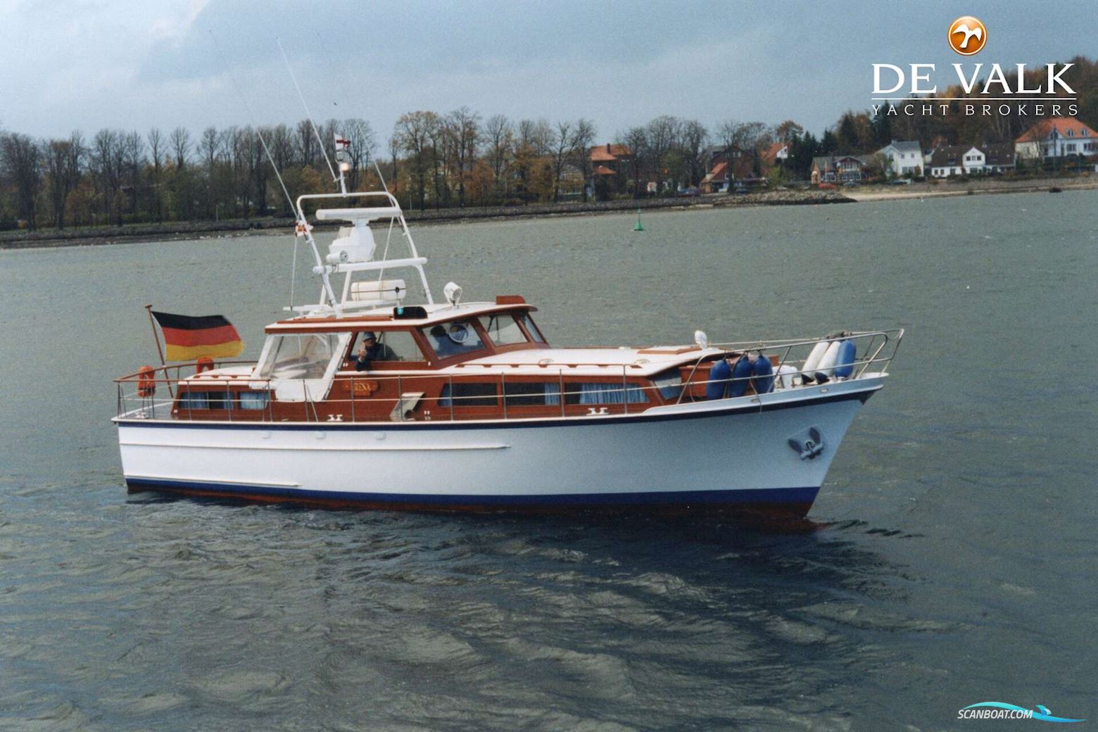 Super Kaagkruiser Visch 45 Motorboot 1966, mit Volvo Penta motor, Deutschland
