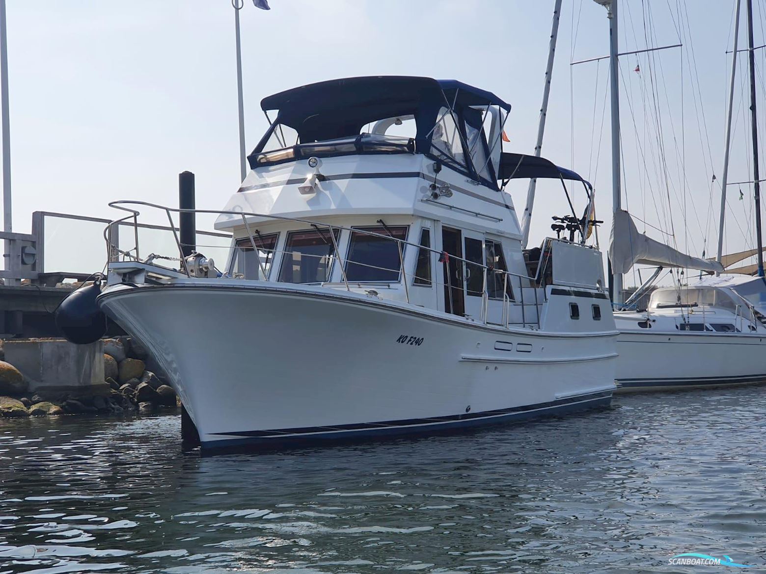 Taiwan Sundeck Fuhua 39 Motorboot 1989, mit Volvo Penta Tamd 41A motor, Deutschland