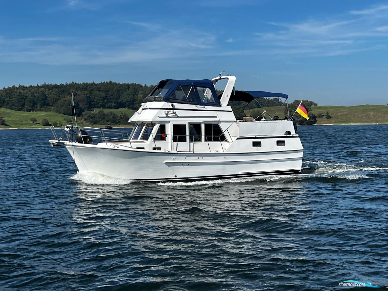 Taiwan Sundeck Trawler FuHua 39 Motorboot 1989, mit Volvo Penta TMD 41A motor, Deutschland