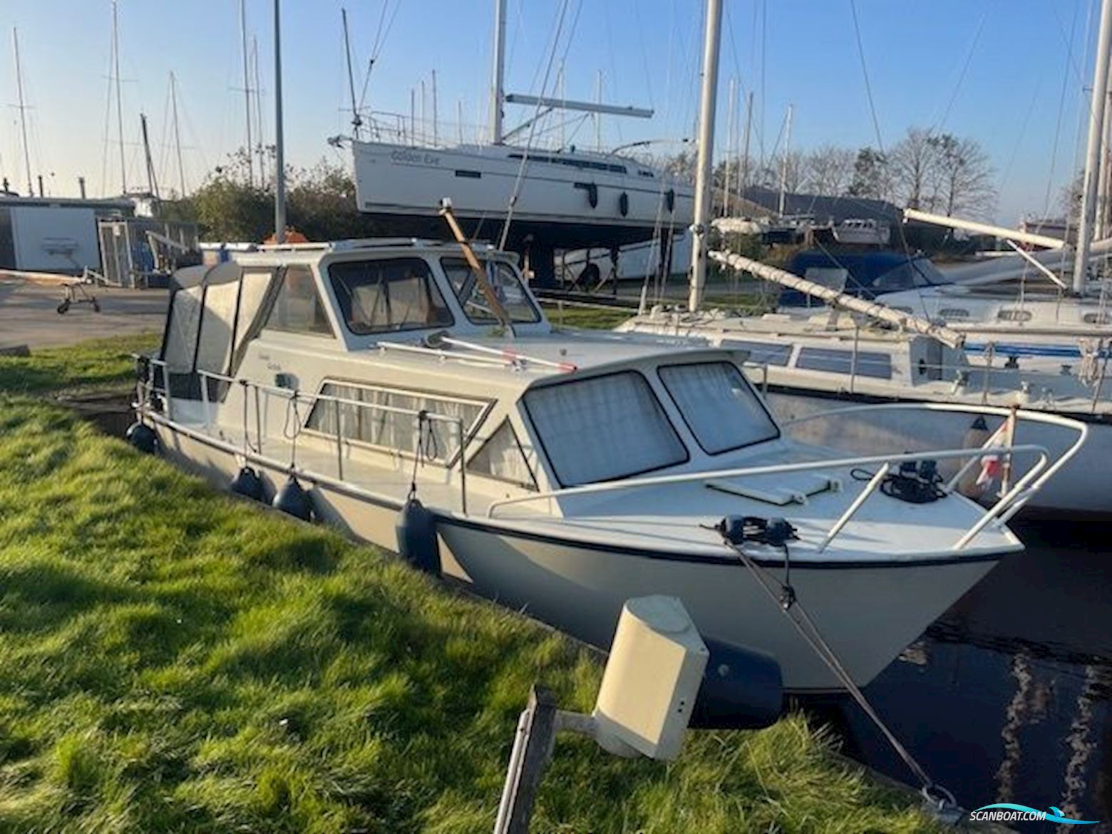 Target 850 TK Motorboot 1974, mit Peugeot Indenor motor, Niederlande