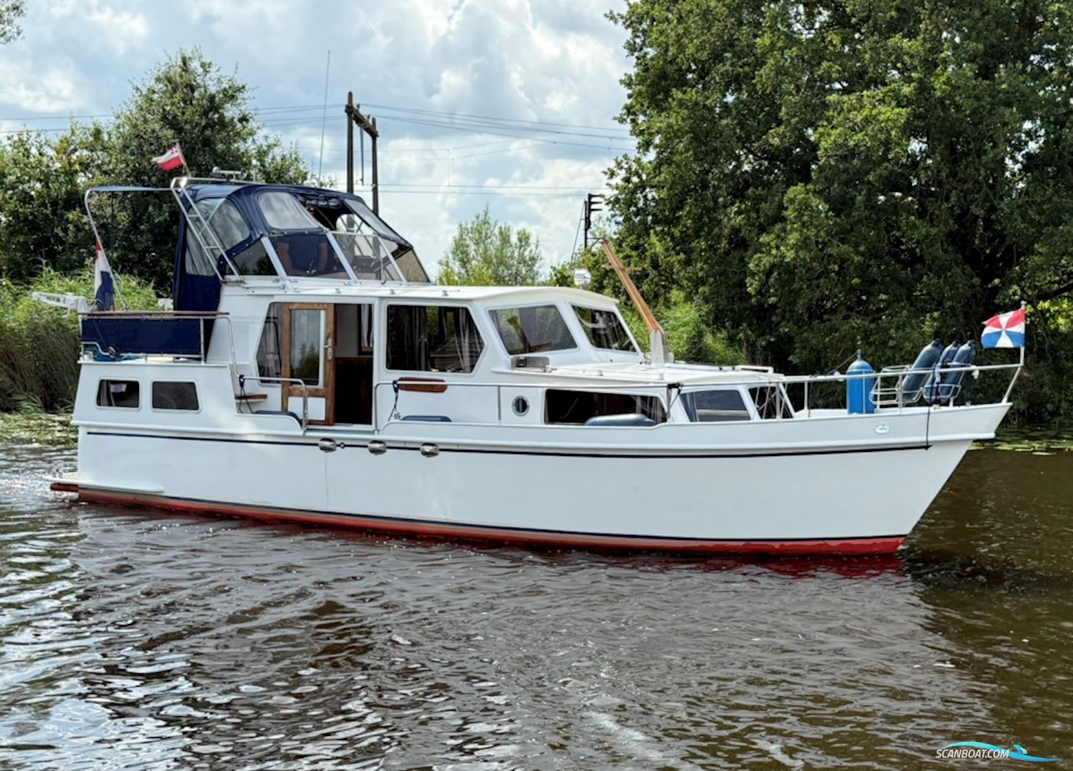 Ten Broeke 1000 Motorboot 1975, mit Daf motor, Niederlande
