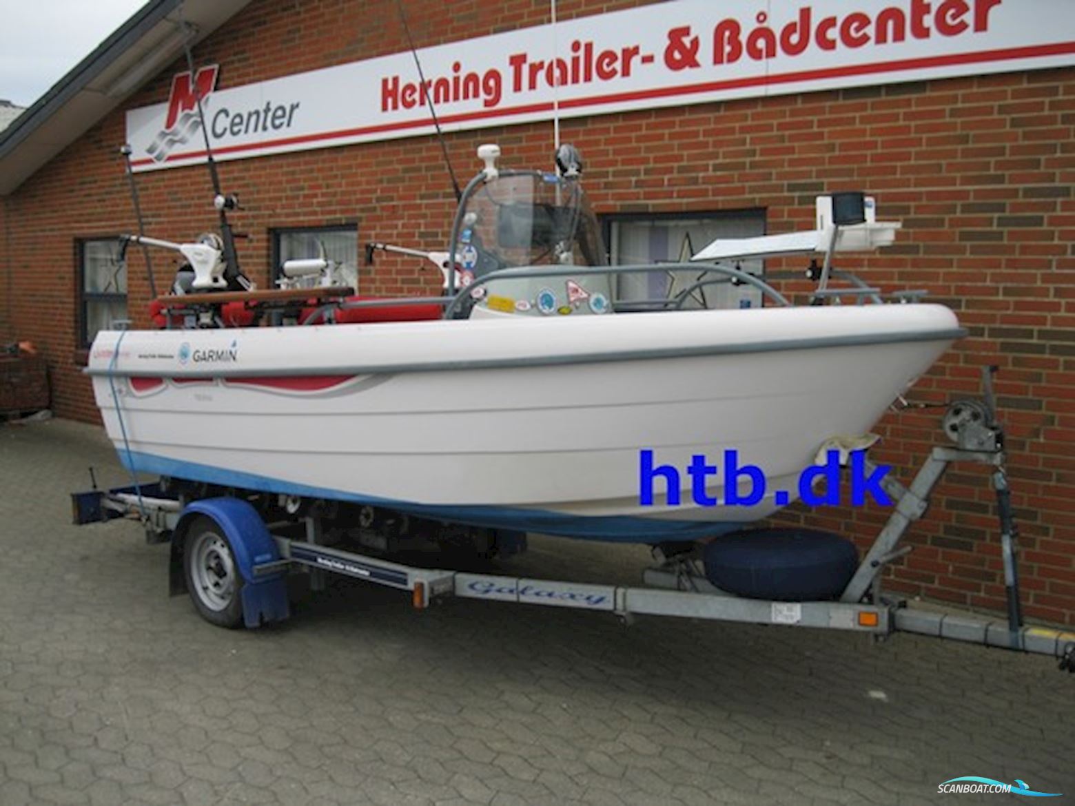 Terhi Vario F45 m/Mercury F60 hk EFI 4-takt og Galaxy trailer 