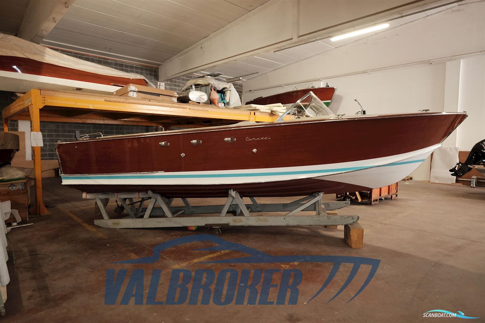 Timossi Lario Motorboot 1966, mit Chrysler M 318C motor, Italien