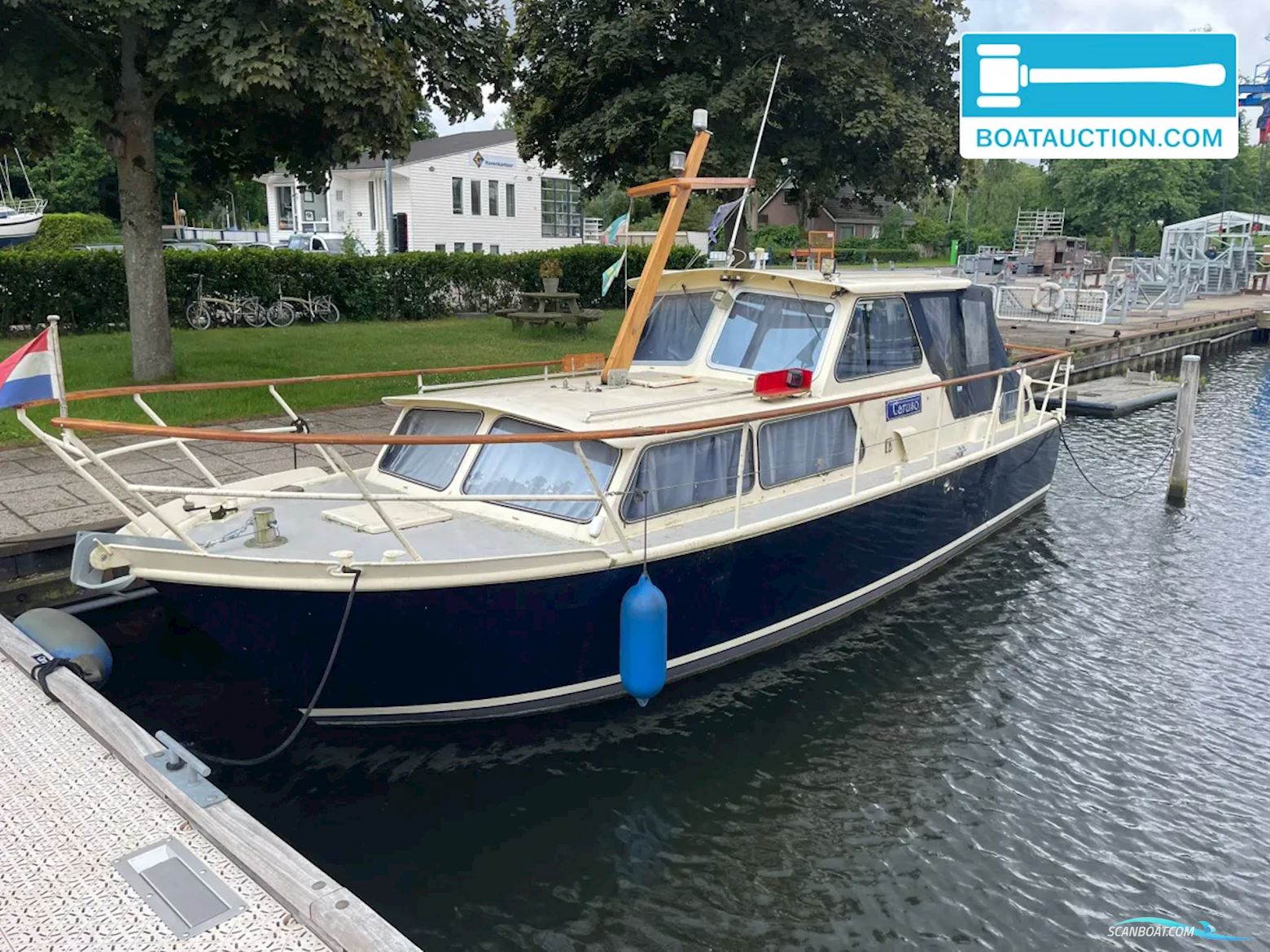 Tjeukemeer 900AK Motorboot 1978, mit Mercedes OM 352 motor, Niederlande