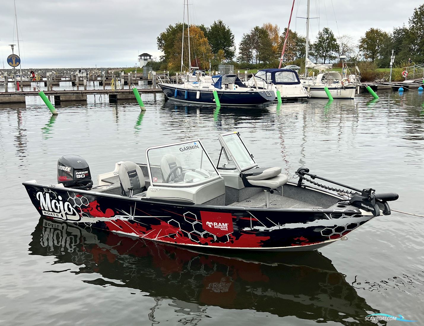 Tracker Pro Guide V16 WT Motorboot 2018, mit Evinrude 90hk E-Tec H.O motor, Sweden
