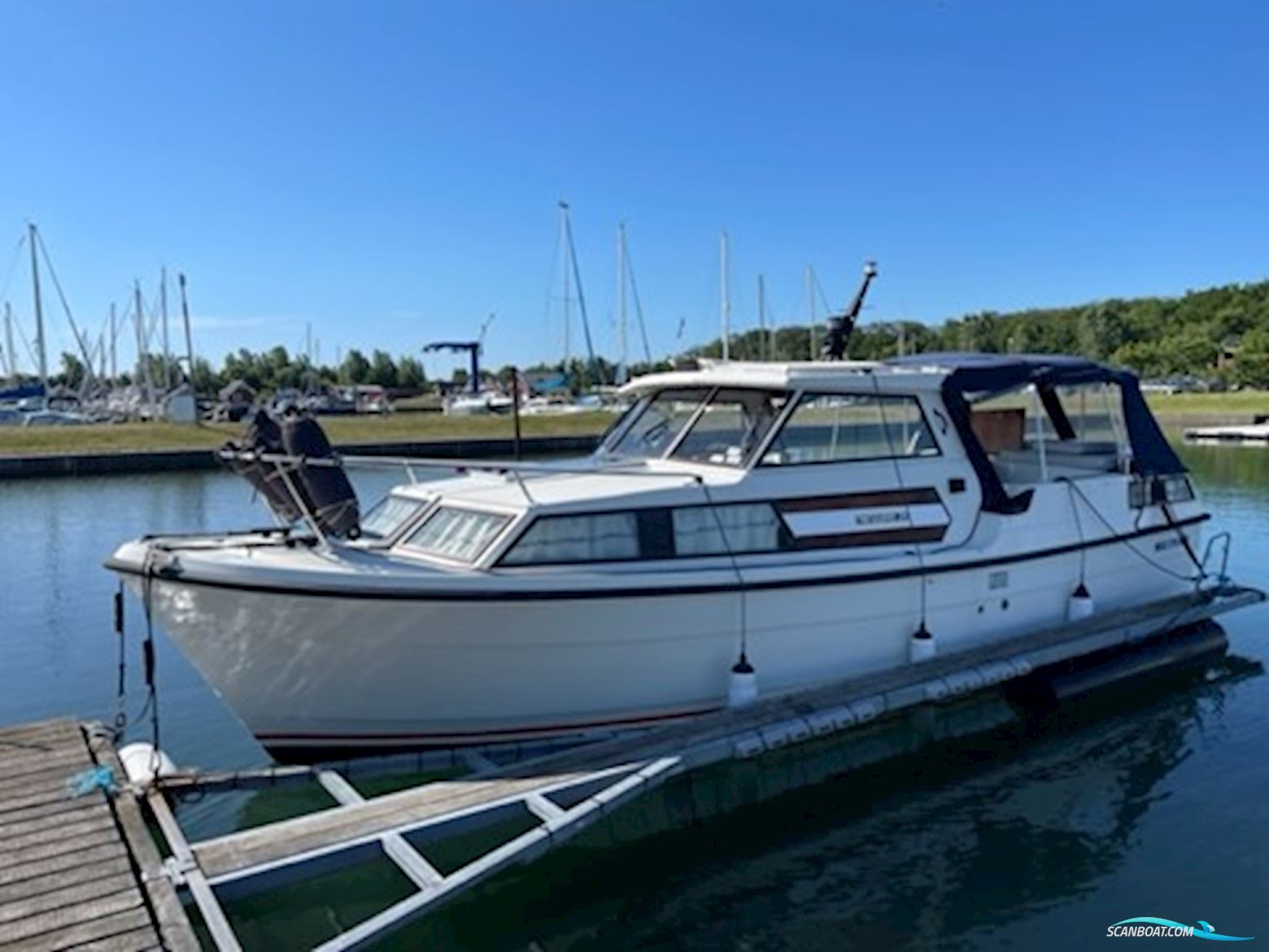 Tresfjord 29 med Volvo Penta diesel (agter kahyt) Motorboot 1986, mit Volvo Penta motor, Dänemark