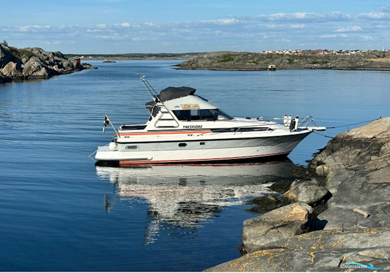 Tresfjord Ultra 9100 Fly Motorboot 1989, mit Volvo Penta motor, Sweden