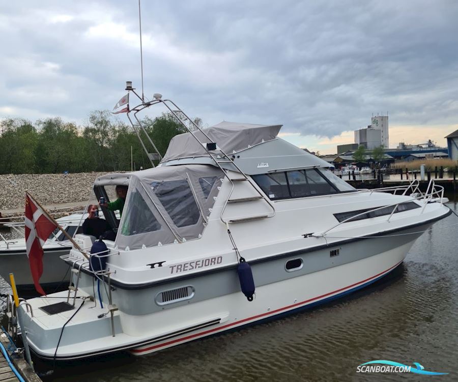 Tresfjord Ultra Flybridge Motorboot 1988, mit Volvo Penta Aqaad 41 motor, Dänemark