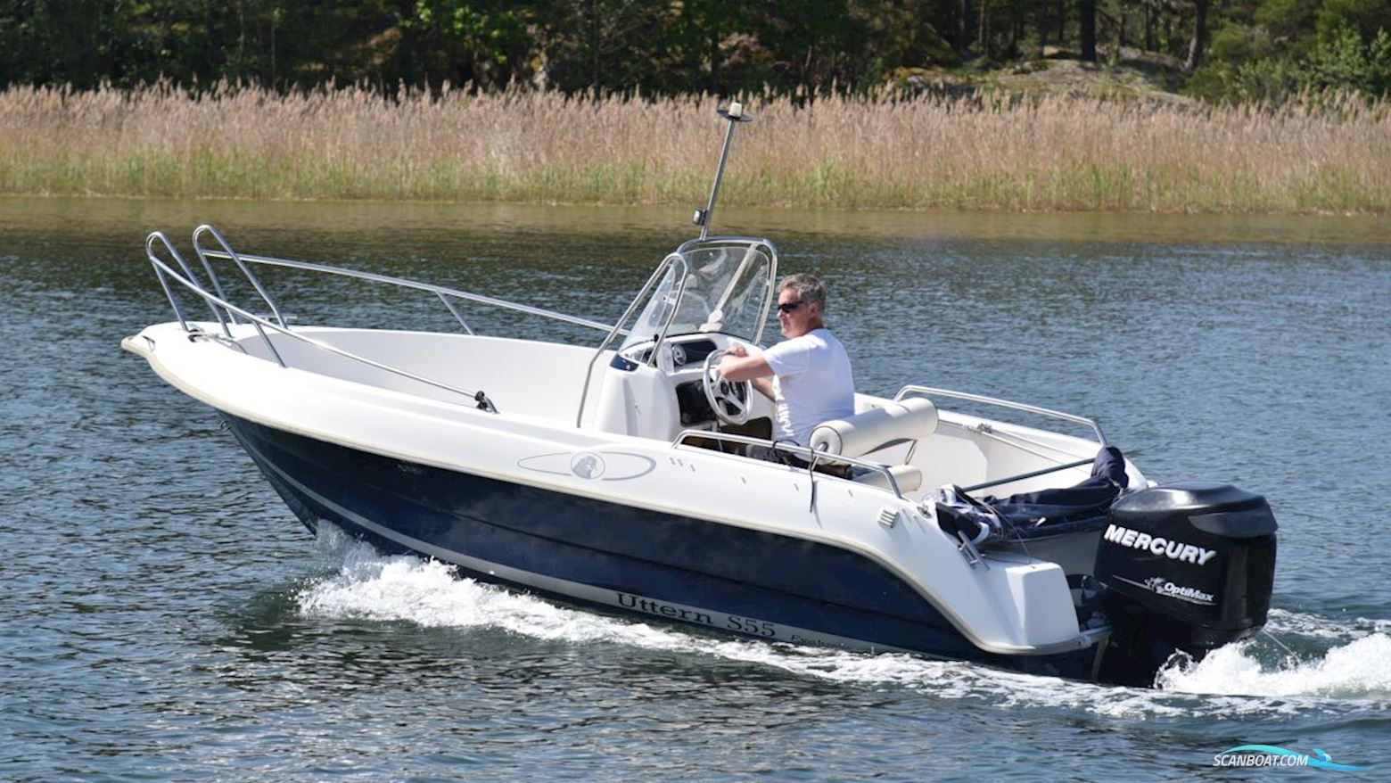 Uttern S55 Motorboot 2006, mit Mercury motor, Sweden