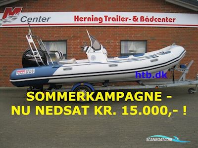 Valiant V-570 Rib m/Mercury F150 hk Efi 4-Takt og Brenderup Trailer - NU Nedsat KR. 15.000,- ! Motorboot 2008, mit Mercury motor, Dänemark