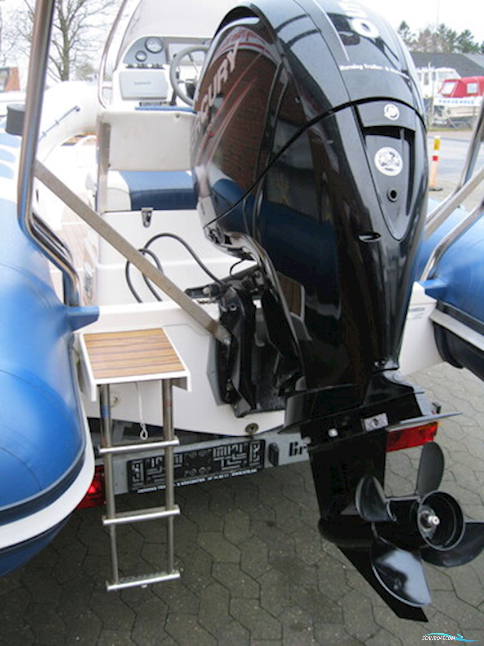 Valiant V-570 Rib m/Mercury F150 hk Efi 4-Takt og Brenderup Trailer - NU Nedsat KR. 15.000,- !