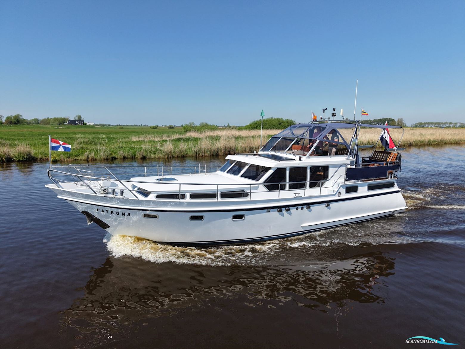 Valkkruiser 12.50 AK Cabrio Motorboot 1994, mit John Deere motor, Niederlande
