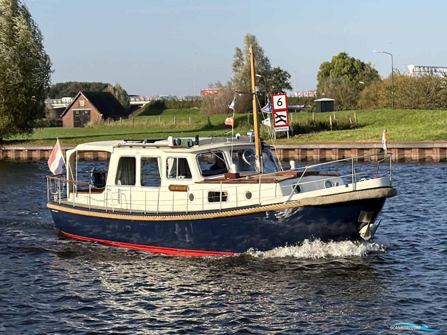 Valkvlet  10.60 OK Motorboot 1989, mit Ford Diesel  motor, Niederlande