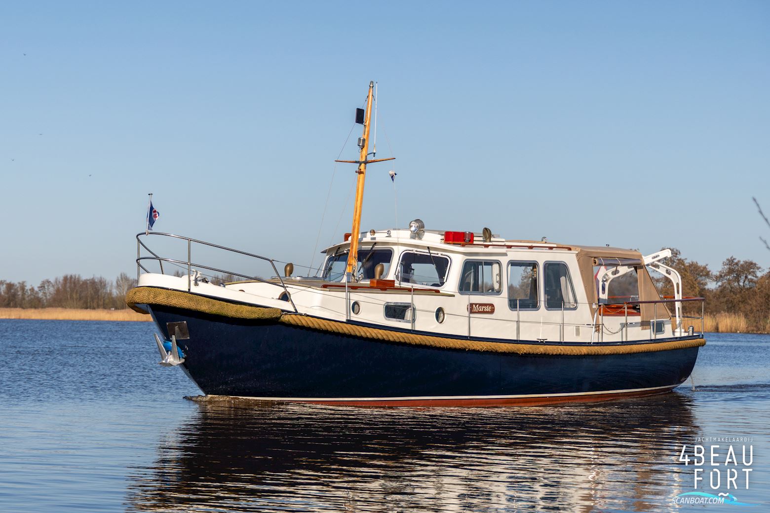 Valkvlet 11.60 OK_AK Motorboot 1975, mit Daf 575 motor, Niederlande