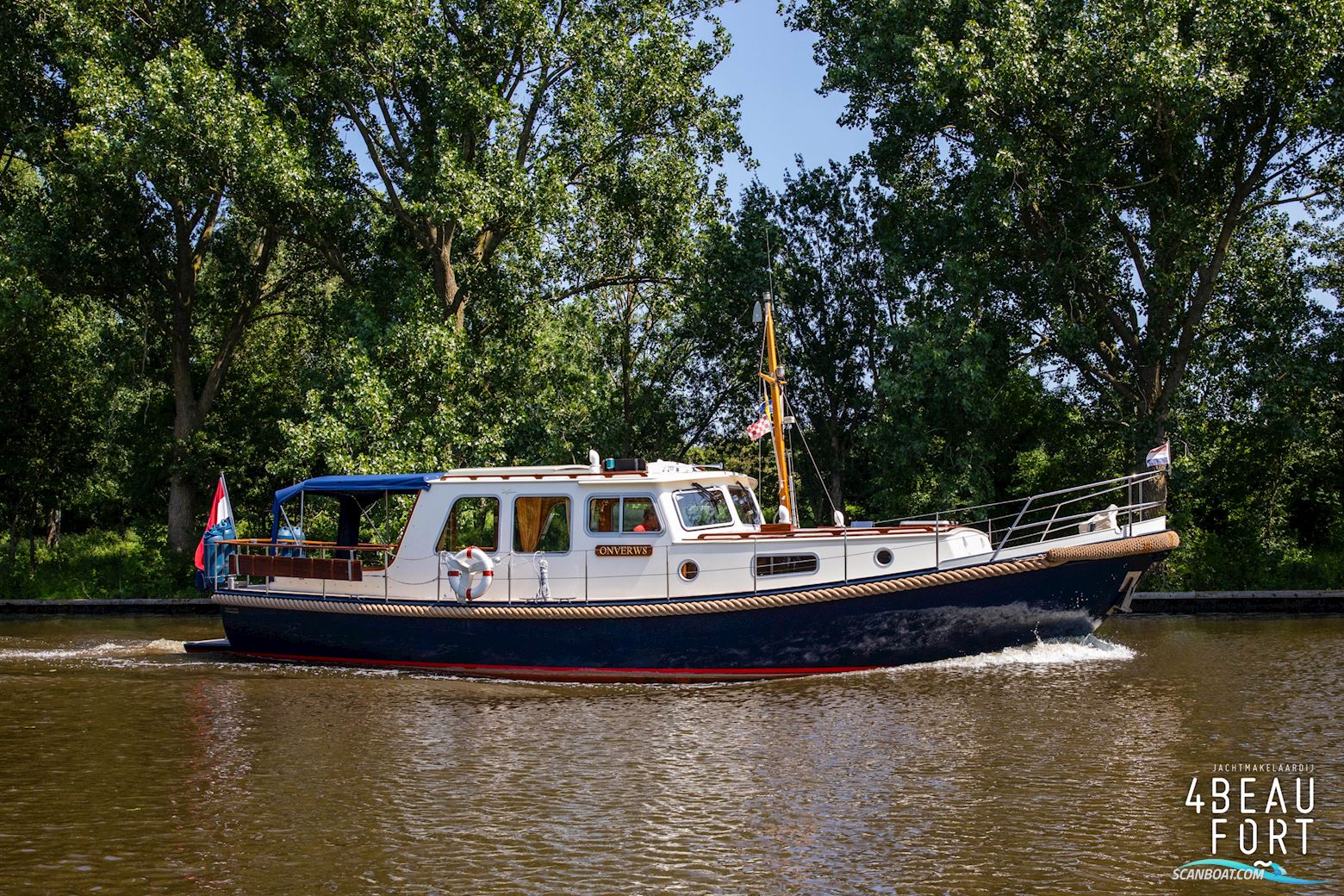 Valkvlet 1190 OK Motorboot 2003, mit Ford Mermaid 6 cil. 135 motor, Niederlande