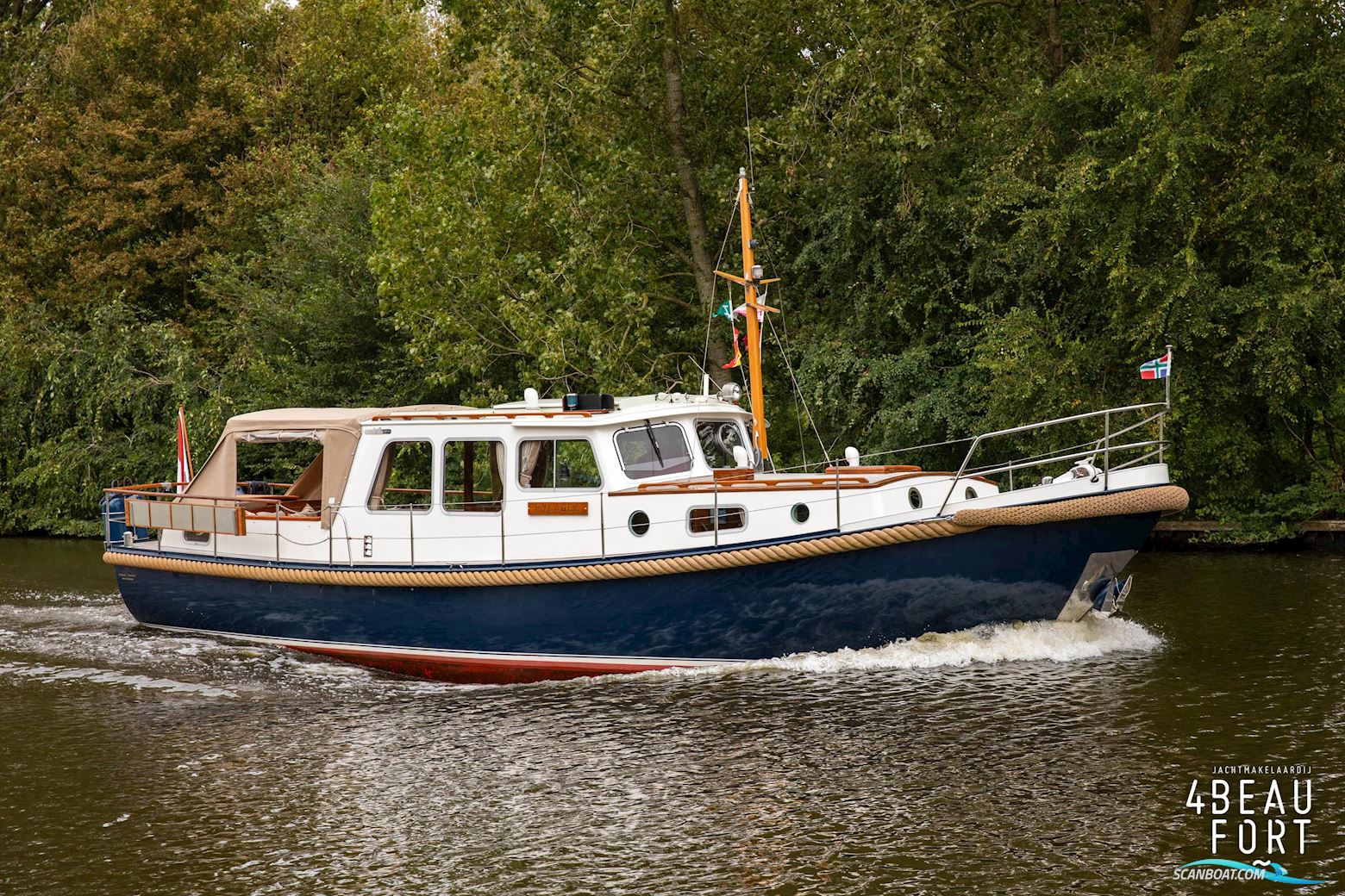 Valkvlet 1190 OK/AK Motorboot 1976, mit Solé motor, Niederlande