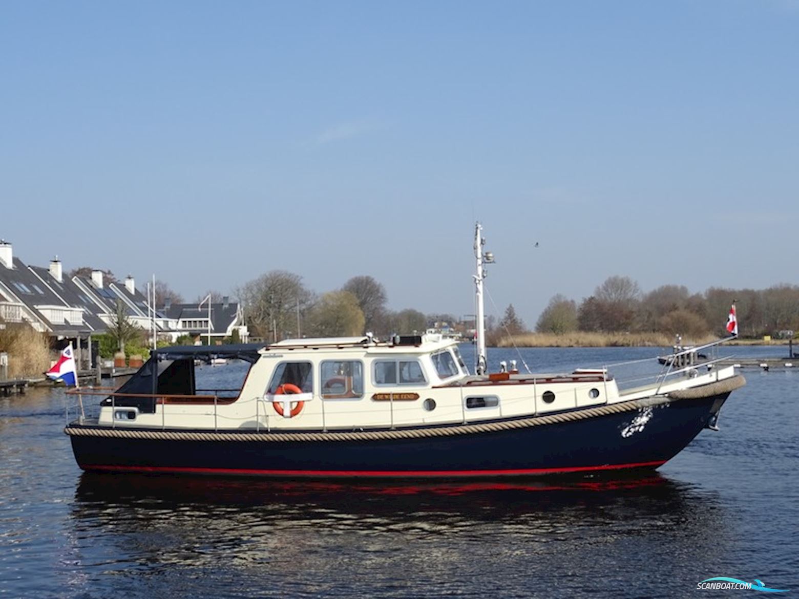 Valkvlet 12.30 Ok Ak Motorboot 1981, mit Daf 575 motor, Niederlande