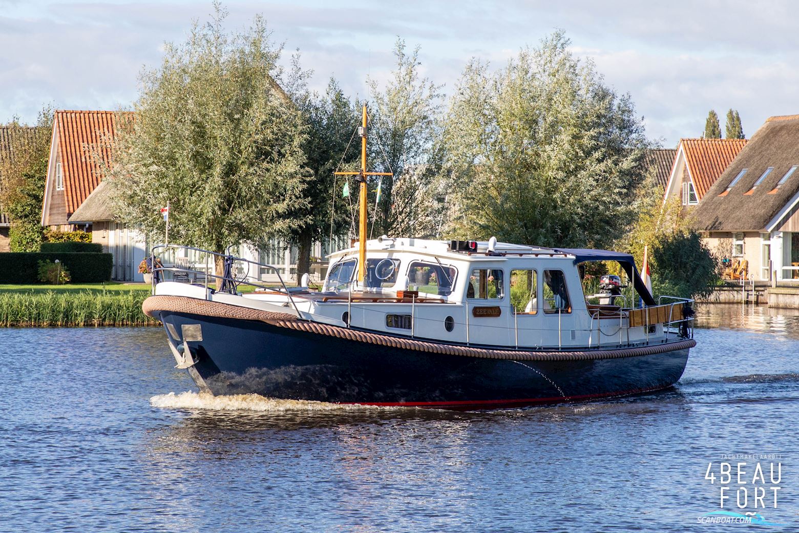Valkvlet 12.30 OK AK Motorboot 1978, mit Daf 575 motor, Niederlande