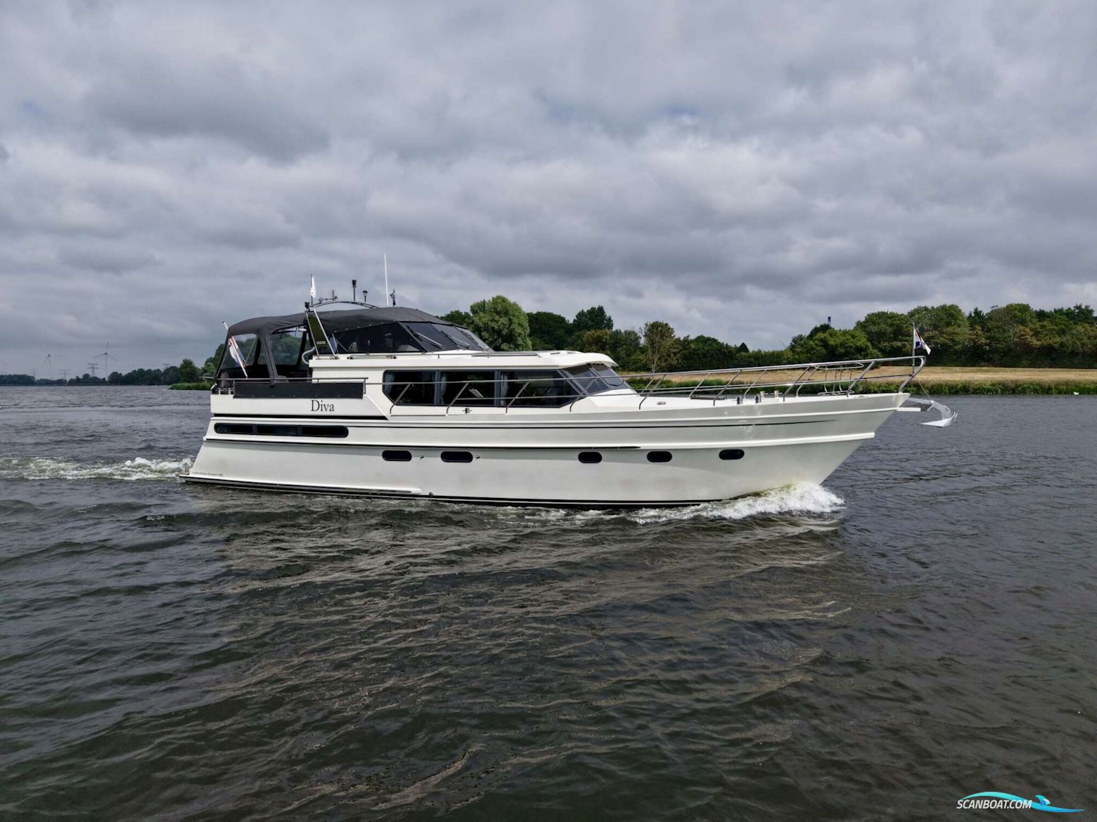 Van der Heijden Elegance 13.50 AK Cabrio Motorboot 2000, mit Mitsubishi motor, Niederlande