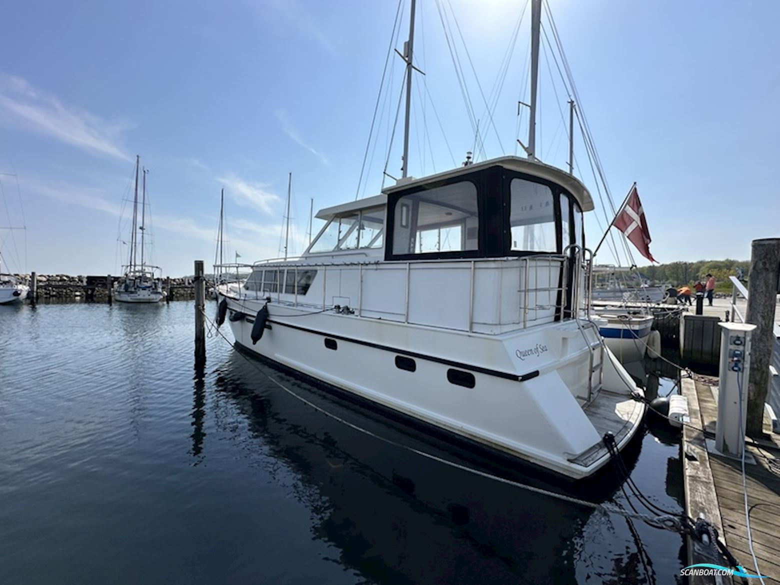 Van Der Valk 49 Royal Cruiser Motorboot 1993, mit 2 x Volvo Penta Kamd 42B
 motor, Dänemark
