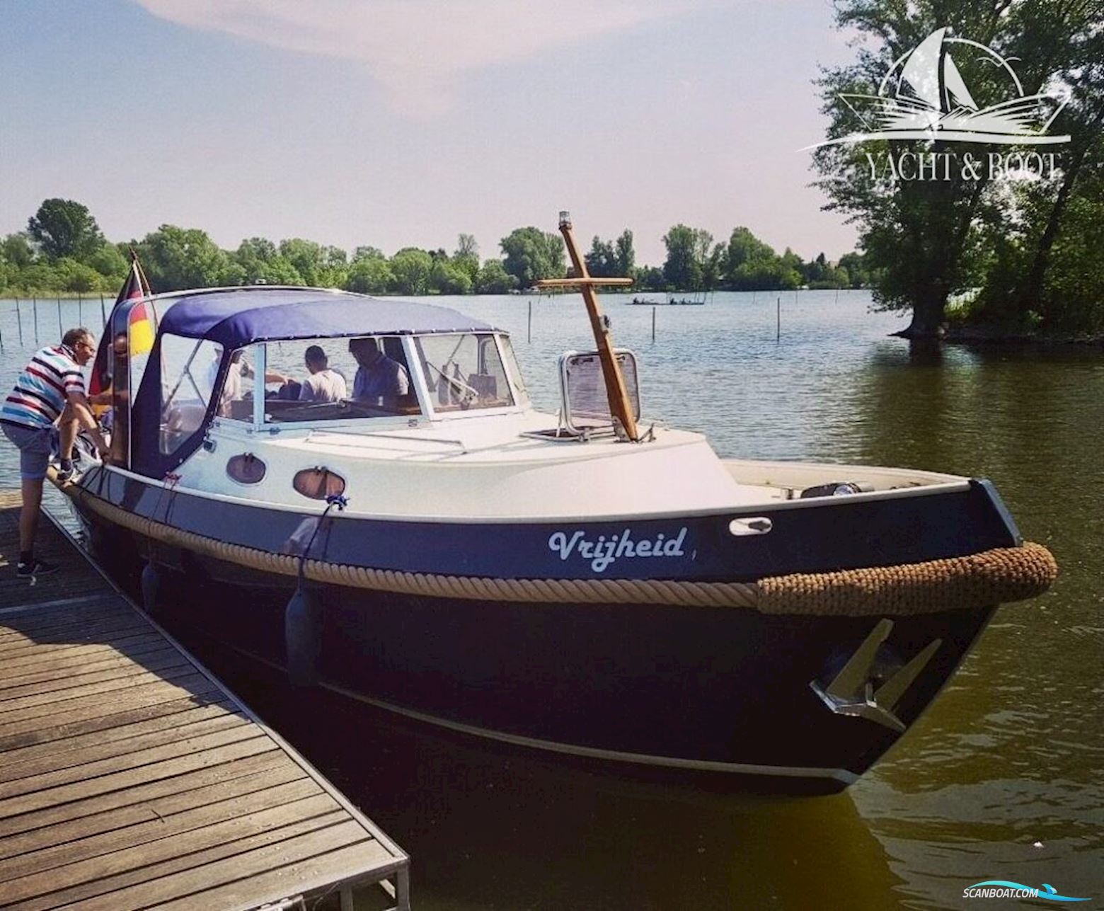 Van Vossen Flet 800 Classic Motorboot 2005, mit Nanni motor, Deutschland