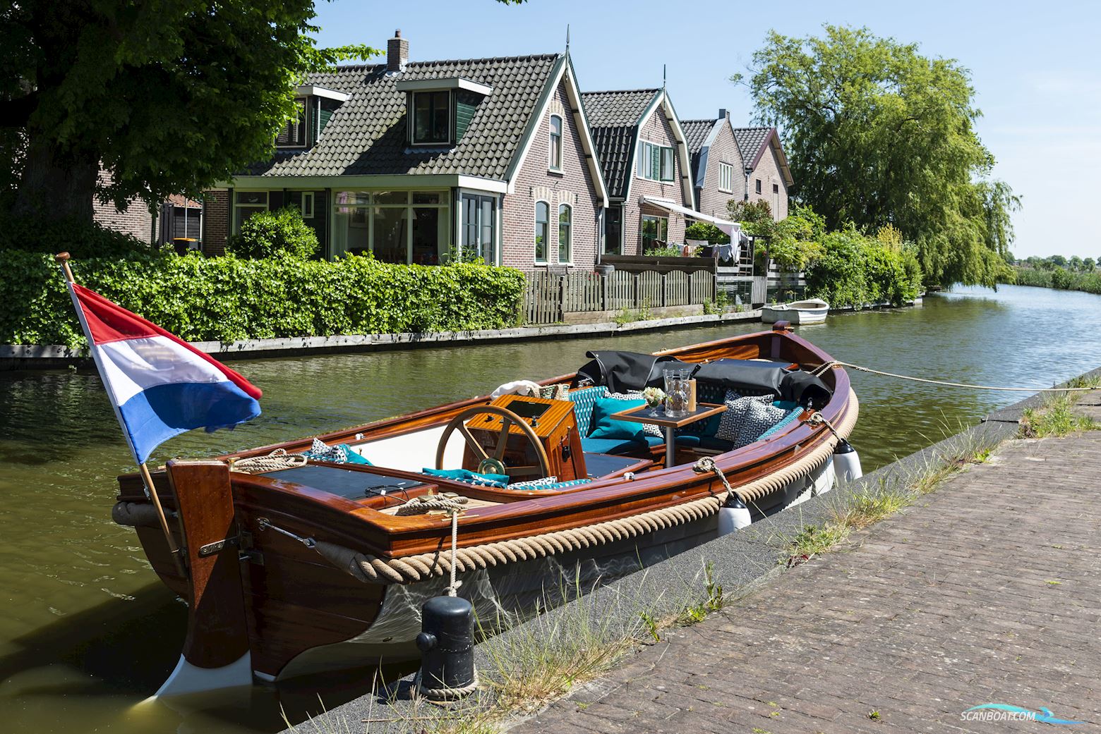 Victoria Spiegel Sloep 720 Volledig Elektrisch Motorboot 2019, mit Belmarine motor, Niederlande