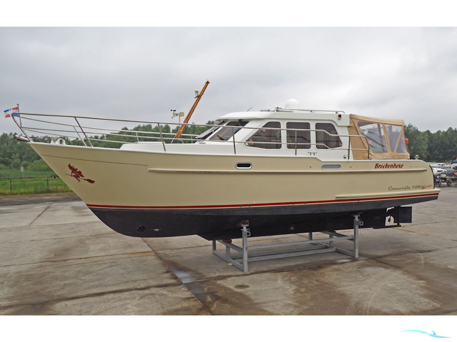 Visscher Yachting B.V. Lemmer Concordia 105 OC Motorboot 2008, mit Vetus Deutz DT44 motor, Niederlande