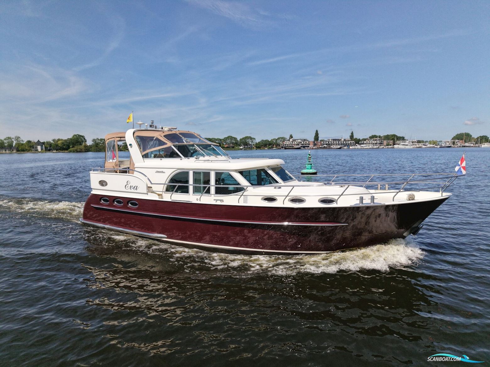 Vivante 42 AK Cabrio Motorboot 2005, mit John Deere 6.8 liter atmosferisch motor, Niederlande