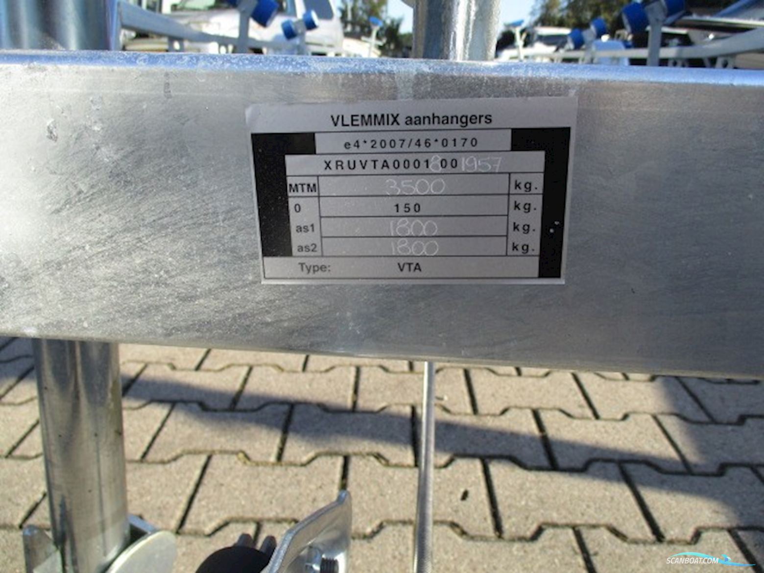 Vlemmix 3500 Tandemas 3500 kg