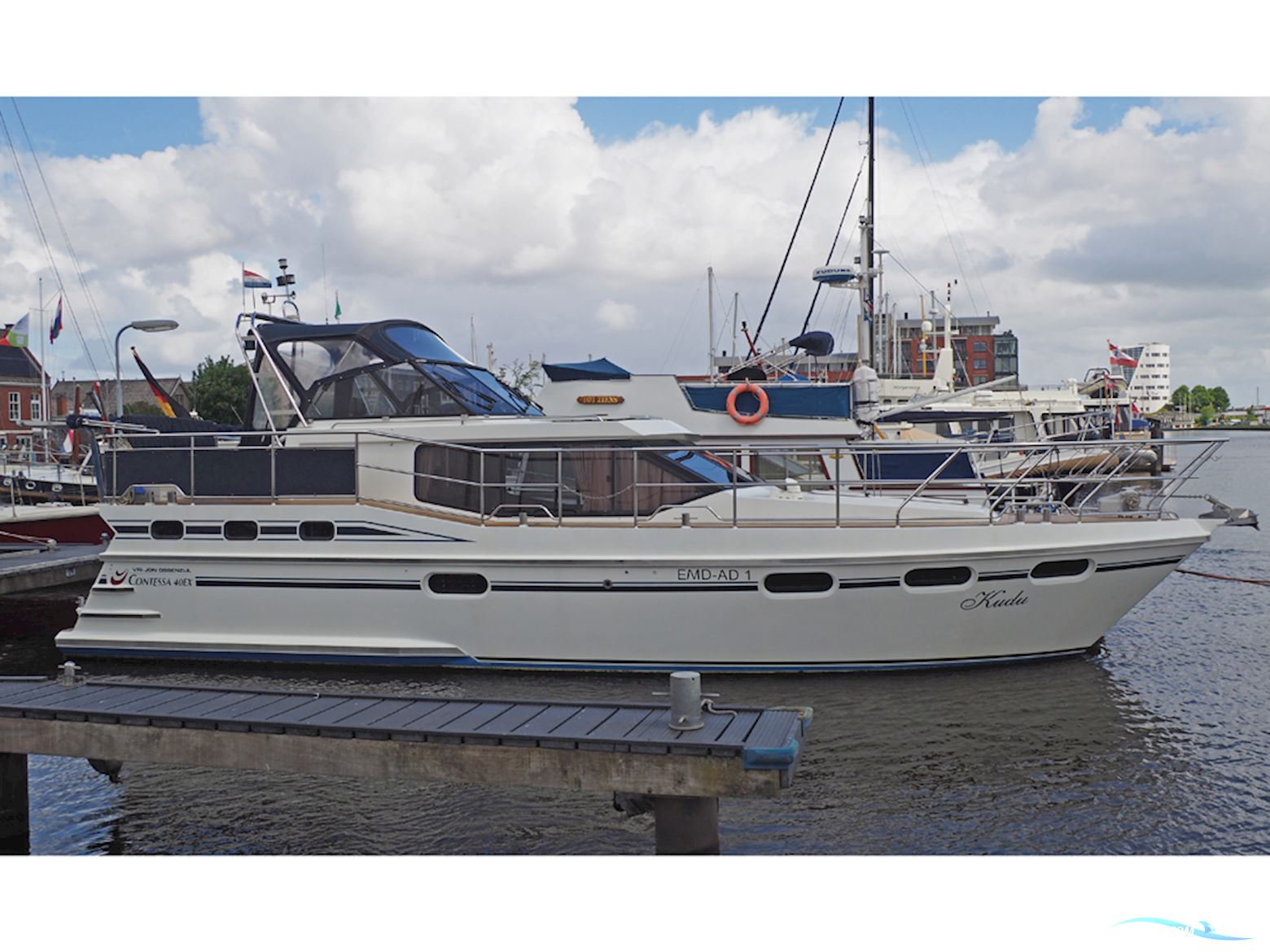 Vri-Jon Contessa 40 EX Motorboot 2003, mit Yanmar 4LHA-HTP motor, Niederlande