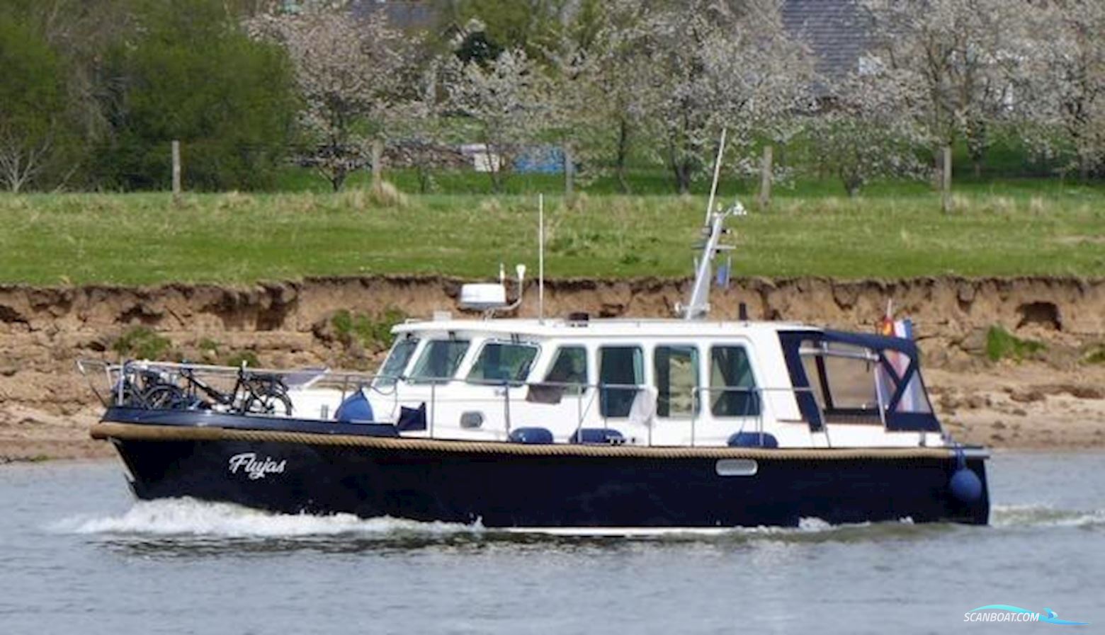 Vripack 11.75 Classic OK Spiegeldeur Motorboot 2004, mit Vetus Deutz motor, Niederlande