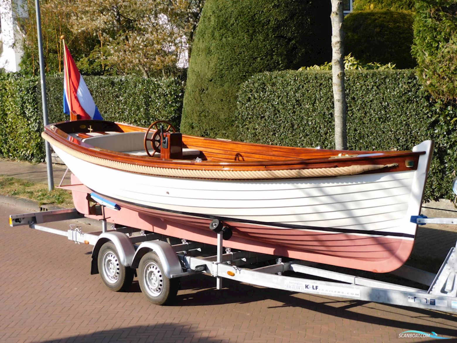 Wajer Kapiteinssloep Motorboot 1996, mit Volvo Penta Diesel motor, Niederlande