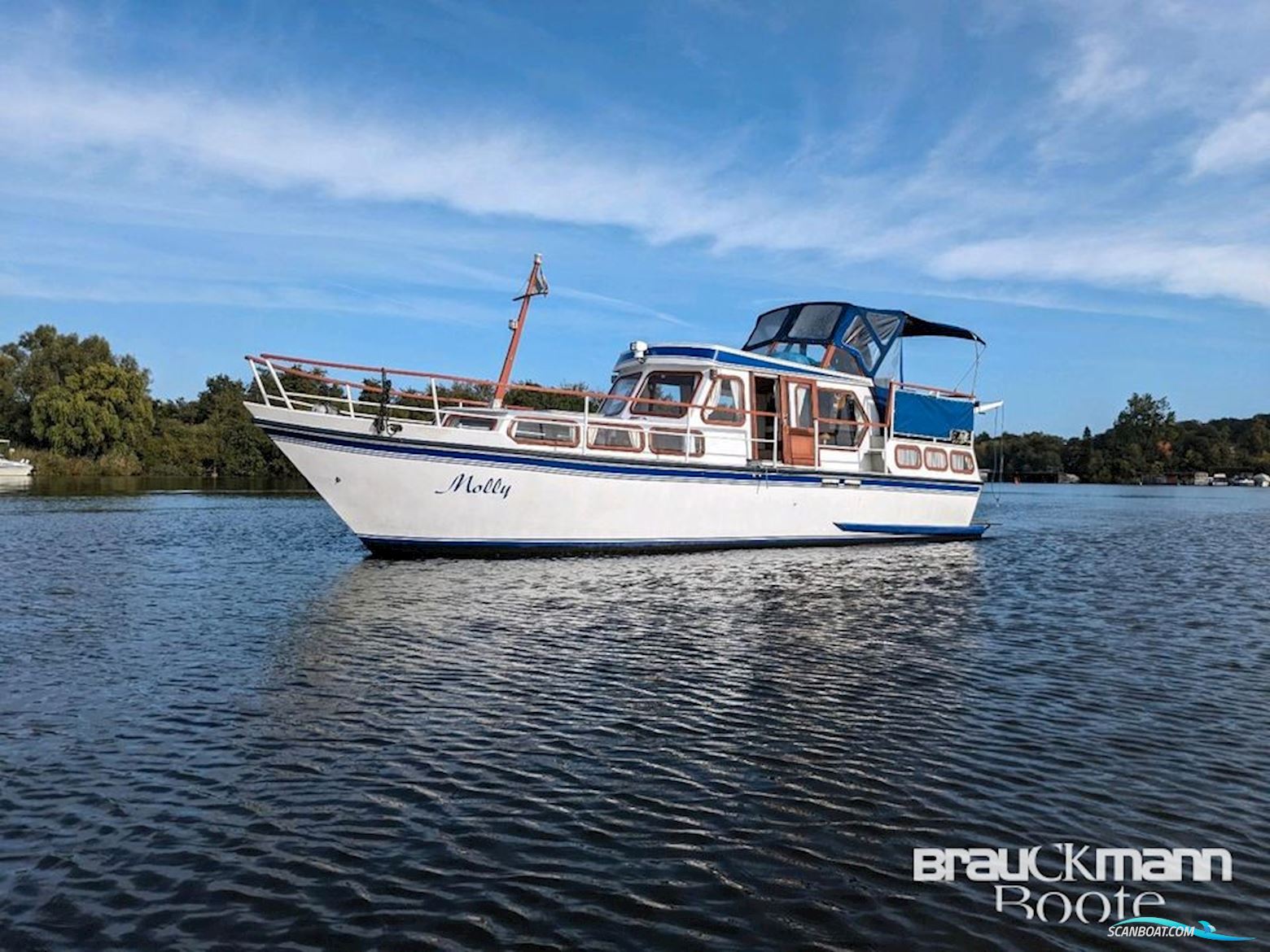 Werftbau Kiel 1100 Motorboot 1989, mit Mercedes motor, Deutschland