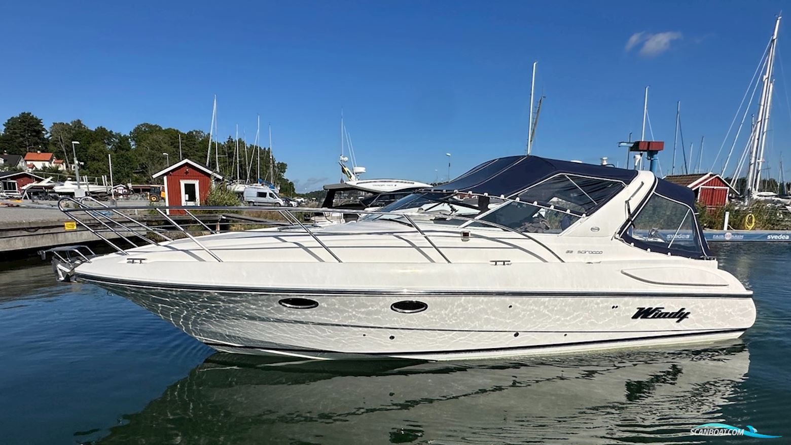 Windy 32 Scirocco Motorboot 2002, mit 2x Volvo Penta Kad 300, 570 hk Med 1300 Motortimma motor, Sweden