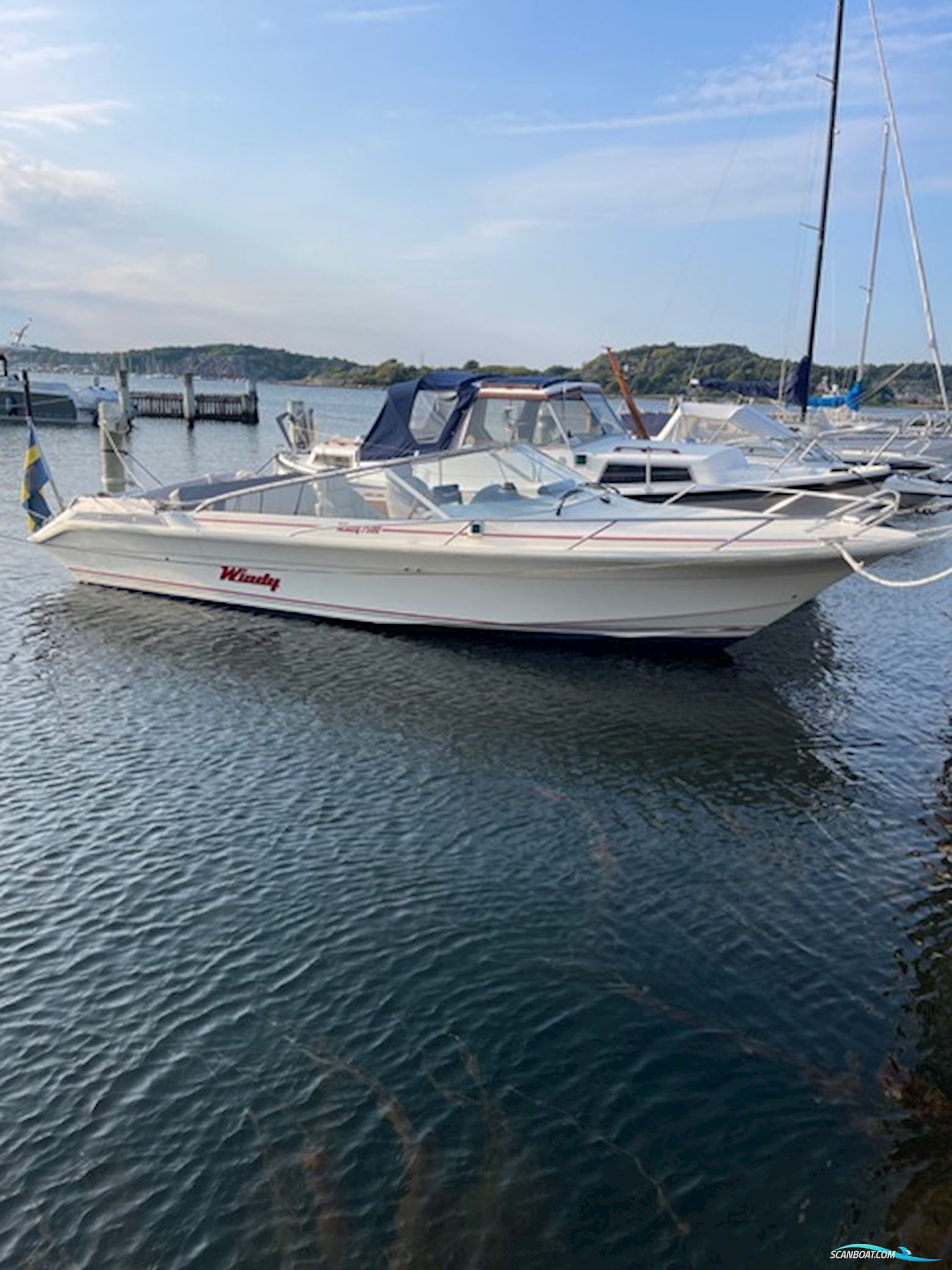 Windy 7500 Motorboot 1991, mit Volvo Penta motor, Sweden