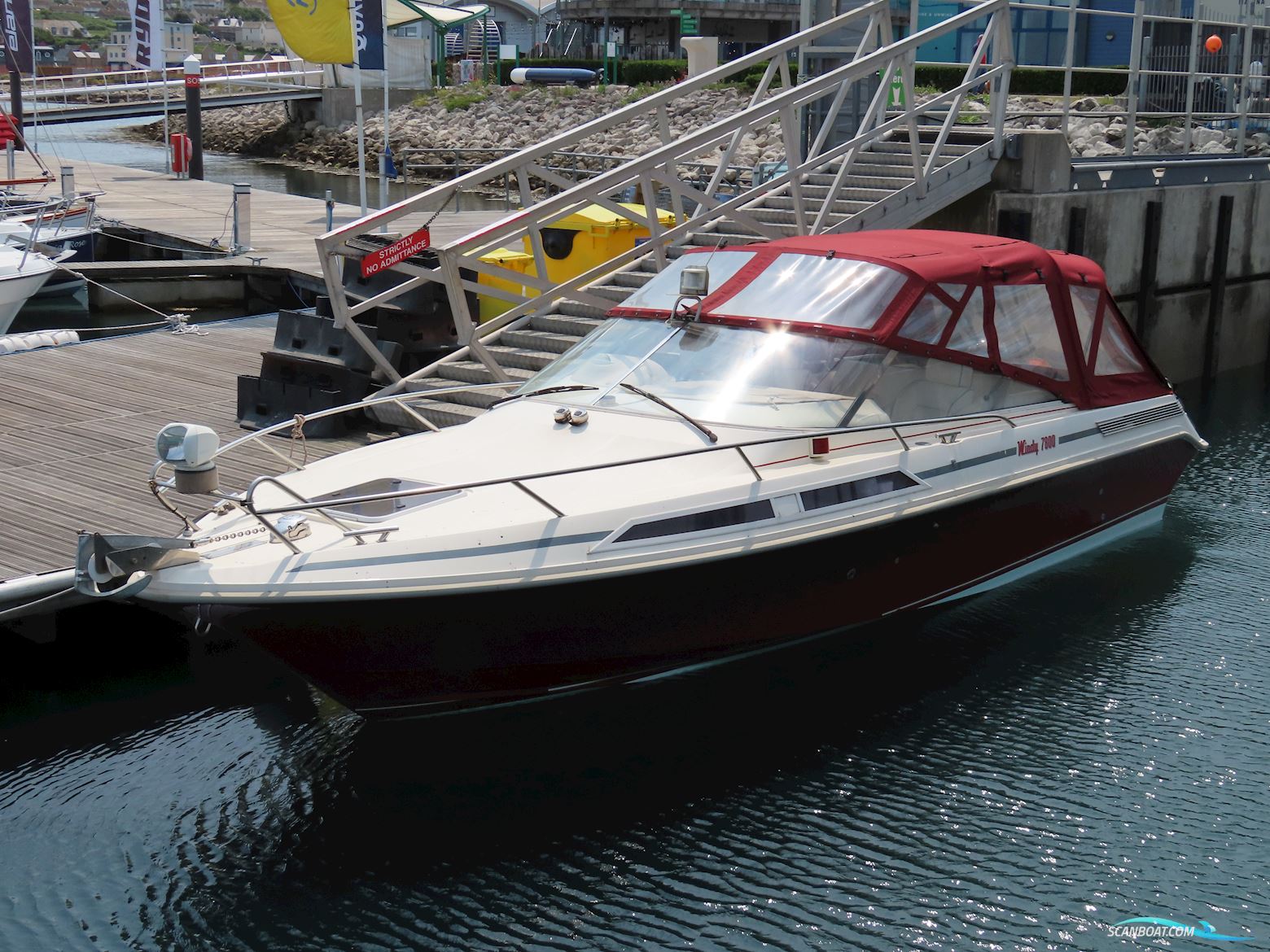 Windy 7800 Motorboot 1989, mit Volvo Penta motor, England