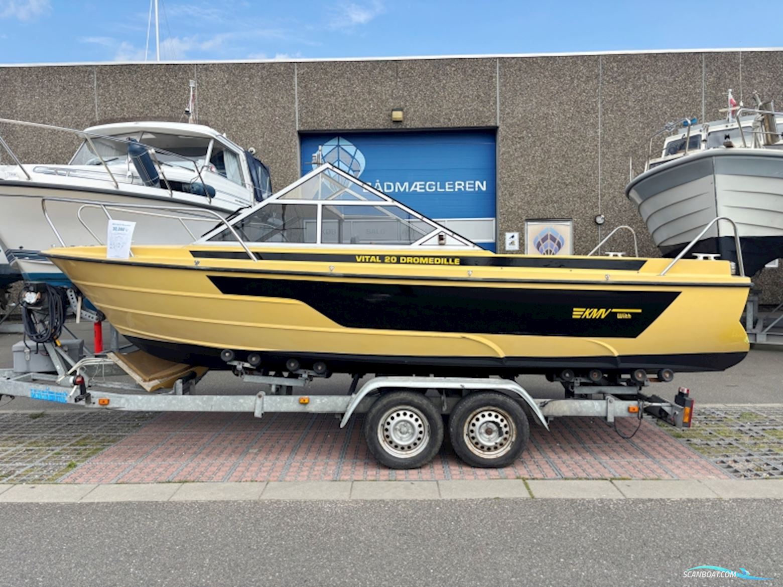 With Vital 20 Dromedille Motorboot 1985, Dänemark