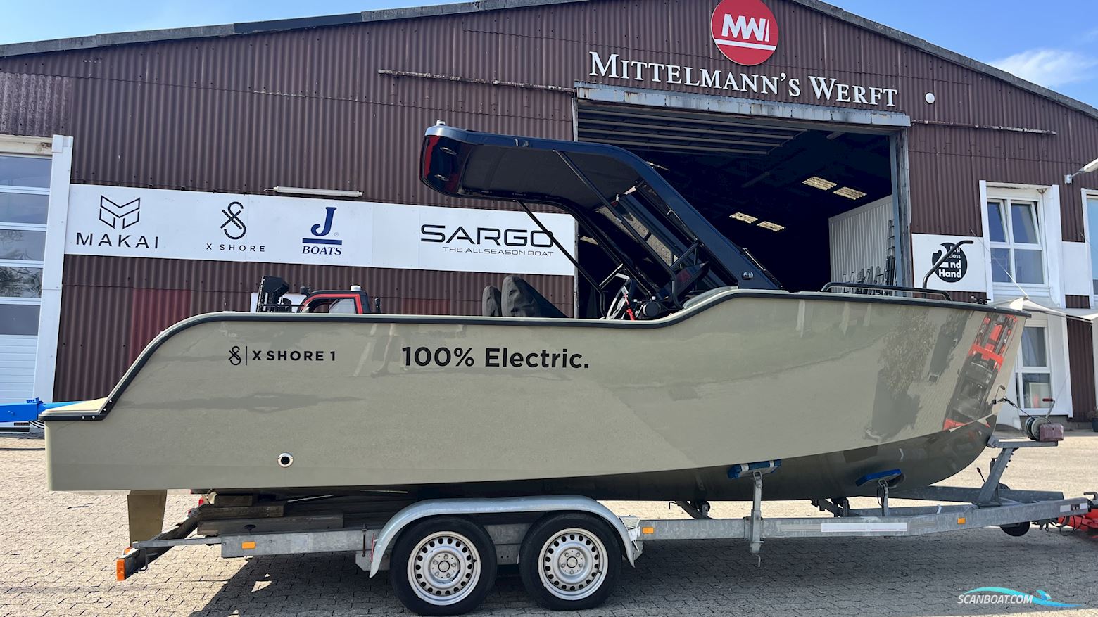 X-Shore 1 Top Motorboot 2023, mit Kreisel Electric motor, Deutschland