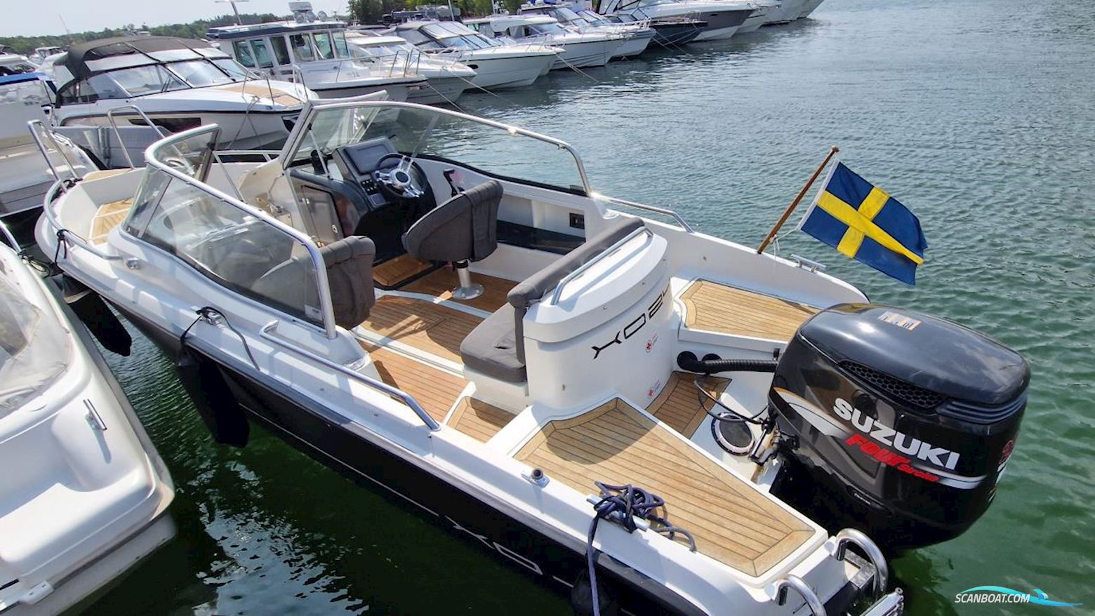 XO 240 RS Open Motorboot 2009, mit Suzuki 225 HK motor, Sweden