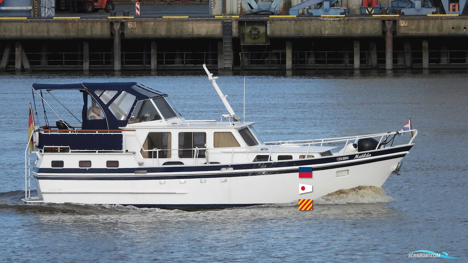 Z-Yacht 10,80 Curtevenne Motorboot 1987, mit Daf DD 575 motor, Deutschland