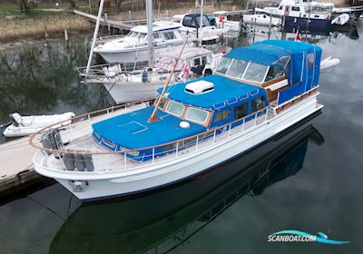 (Solgt!) Super Van Craft 13.80 Motorboten 1991, met Daf Diesel motor, Denemarken